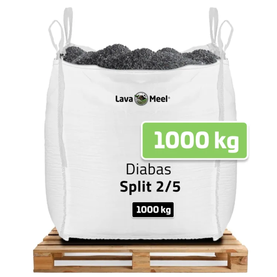 Diabas split 2/5 mm, bigbag 1000 kg